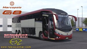 ETS2 Mod Bus G8 Marcopolo Scania Paradiso 1200 6x2