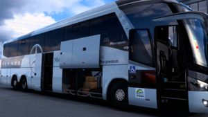 Mod Bus Marcopolo G7 Mix Leito Mercedes-Benz 6x2 Completo e luxuoso.