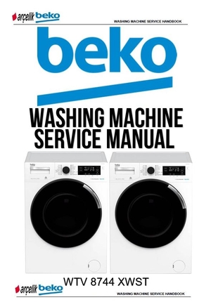 Beko WTV 8744 XWST Washing Machine Service Manual