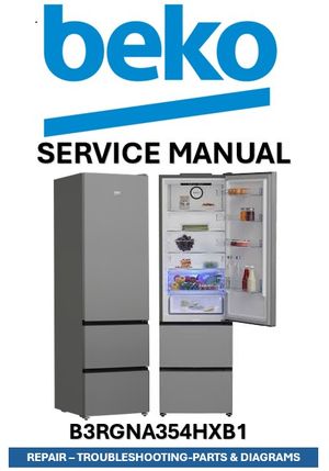 Beko B3RGNA354HXB1 Service Manual PDF