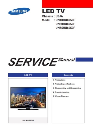 Samsung UN55HU6950 UN50HU6950 UN40HU6950 LED UHD TV Service Manual