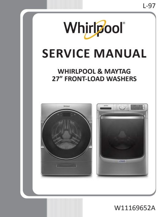 Whirlpool WFW6620HW WFW6620HC Front Load Washer Service Manual
