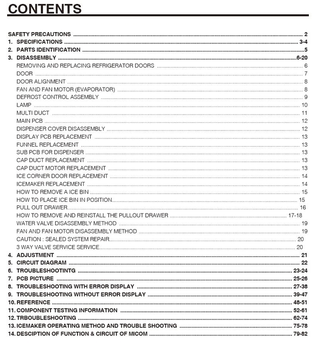 Kenmore Elite 74053 Refrigerator Service Manual and Repair Guide