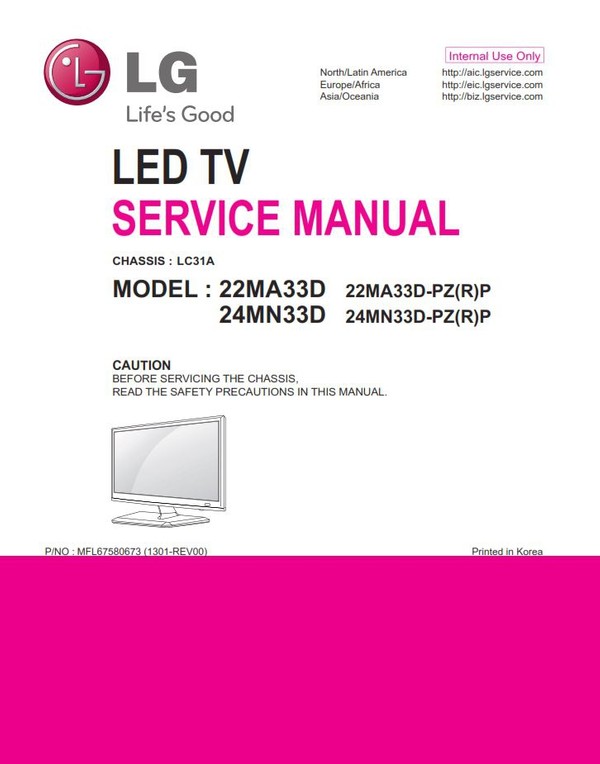 Samsung UN65C8000 UN55C8000 UN46C8000 Service Manual a