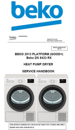 Beko DS 8433 RX\ Dryer Service Manual