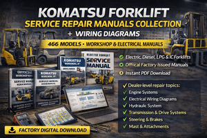 Komatsu Forklift Service Repair Manuals Collection 