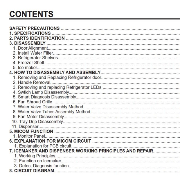 Kenmore Elite 51032 51033 51034 51036 51039 (.011 Series) Service Manual