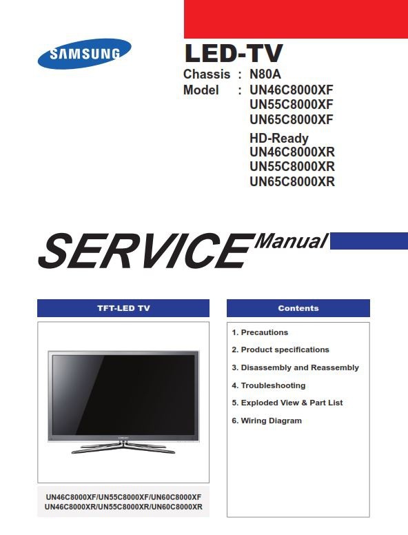 Samsung UN65C8000 UN55C8000 UN46C8000 Service Manual a