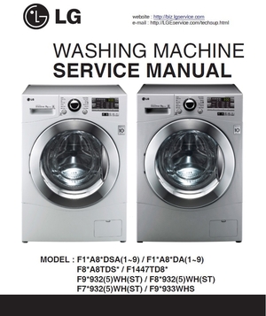 LG F14A8TDA Washer Service Manual and Repair Guide