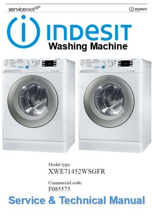 Indesit XWE 71452 WSG FR Washing Machine Service Manual 