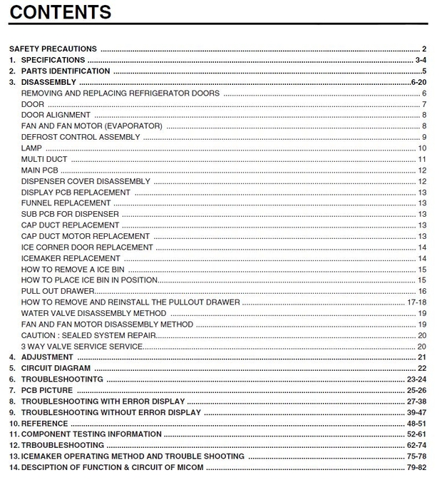 Kenmore Eliite 74043 74042 74049 Refrigerator Service Manual and Repair Guide