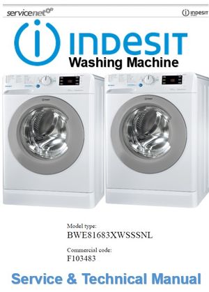 Indesit BWE 81683X WSSS NL Washing Machine Service Manual 
