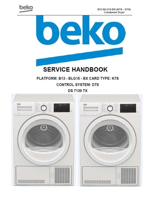 Beko DS 7139 TX Dryer Service Manual