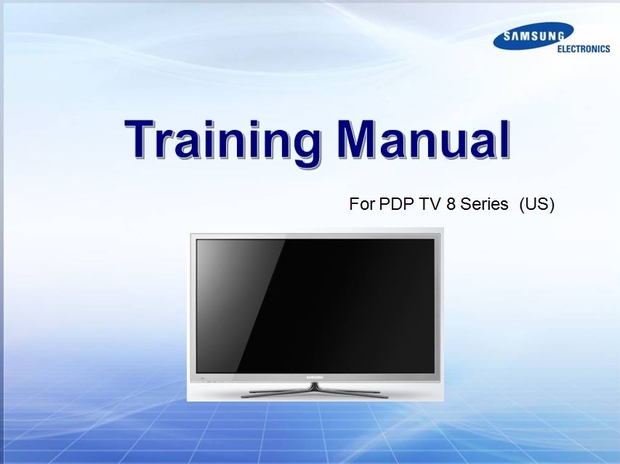 Samsung PN64E8000 PN64E8000GF Plasma TV Service Manual