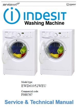 Indesit EWD 61052 W EU Washing Machine Service Manual 