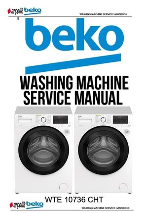 Beko WTE 10736 CHT Washing Machine Service Manual