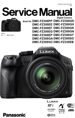 Panasonic Lumix DMC FZ300 FZ330 digital camera Service Manual