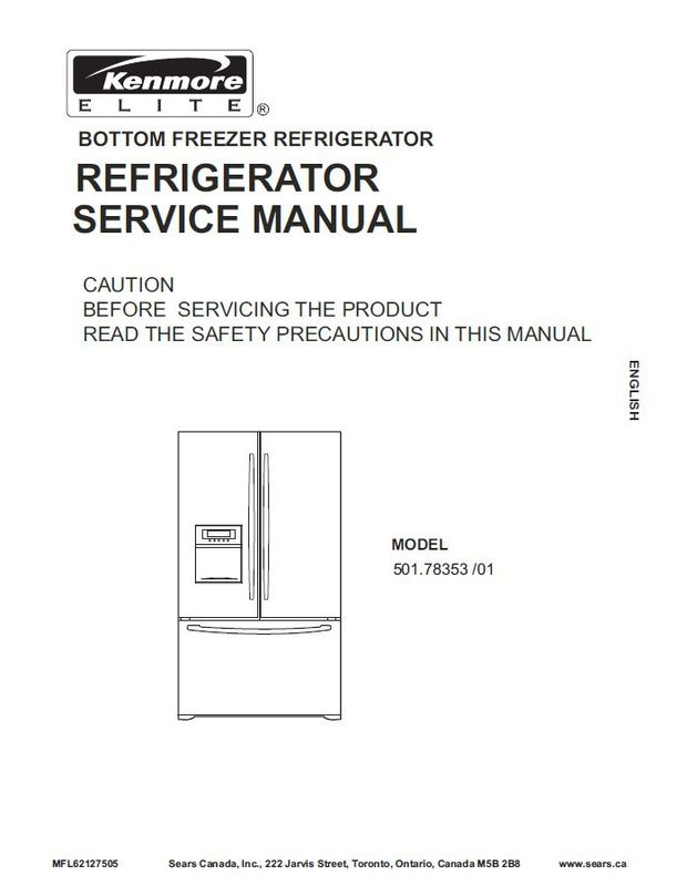 Sears kenmore deals refrigerator repair