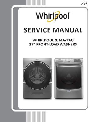 Whirlpool WFW5605MC / WFW5605MW Washing Machine Service Manual (PDF Download)