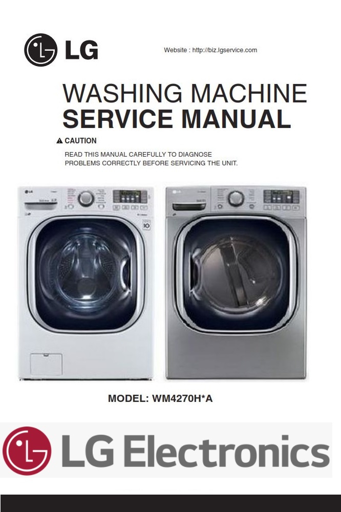 LG WM4270H WM4270HWA WM4270HVA Washing Machine Service