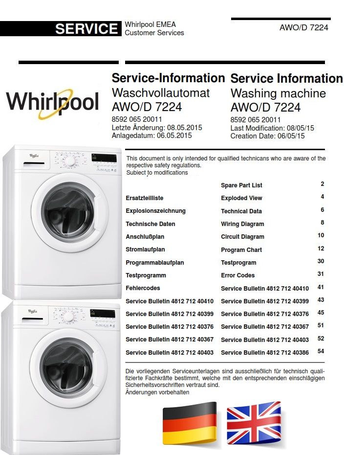 WHIRLPOOL DISHWASHER SERVICE MANUAL PDF FREE DOWNLOAD visual data 2