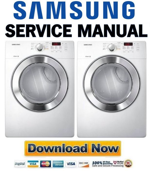 Samsung DV365ETBGWR Dryer Service Manual &amp; Repair Guide