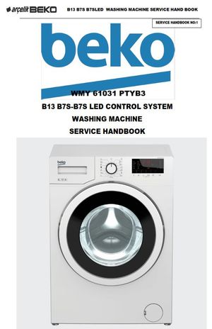 Beko WMY 61031 PTYB3 Washing Machine Service Manual