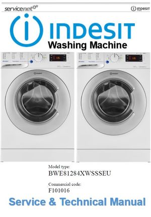 Indesit BWE 81284X WSSS EU Washing Machine Service Manual 