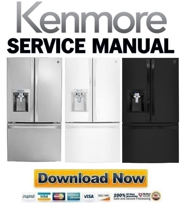 Kenmore Eliite 74043 74042 74049 Refrigerator Service Manual and Repair Guide