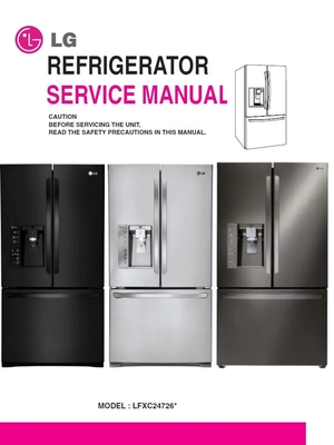 LG LFXC24726 LFXC24726S LFXC24726D Refrigerator Service Manual