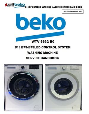 Beko WTV 6632 B0 Washing Machine Service Manual