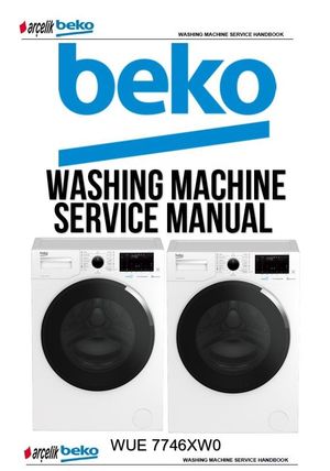 Beko WUE 7746XW0 Washing Machine Service Manual
