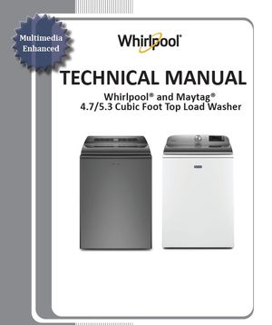 Maytag MVW7232HW MVW7232HC Top Load Washer Service Manual