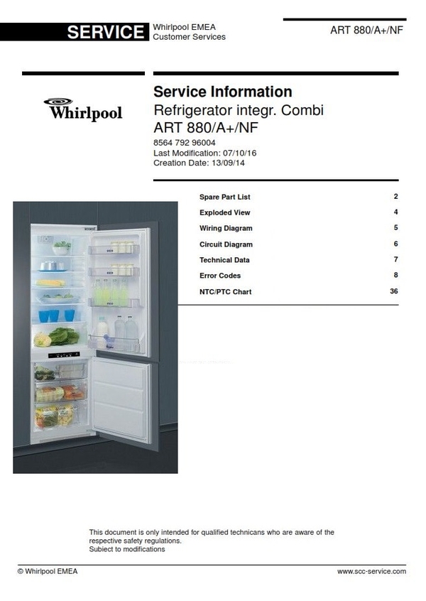 WHIRLPOOL REFRIGERATOR SERVICE MANUAL PDF ICE MAKER visual data 8