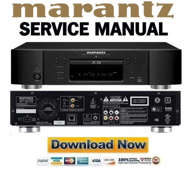 Marantz UD5005 Blu Ray Player Service Repair Manual 