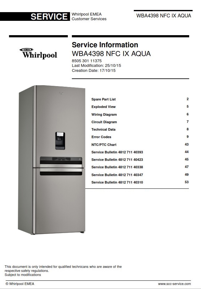 Beko RCNA406I40WN Refrigerator Service Manual beko-rcna406i40wn-refrigerator-service-manual