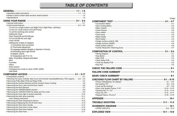 LG LRE3023ST LRE3023SB LRE3023SW Range Service Manual