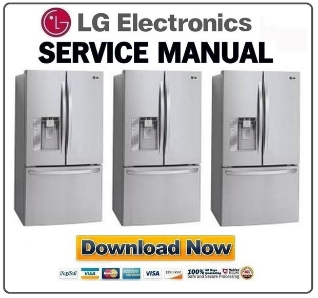 LG LFX33975 LFX33975ST Refrigerator Service Manual