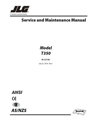 JLG T250 boom lift Service Manual