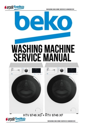 Beko HTV 8746 XG + HTV 8746 XF Washing Machine Service Manual