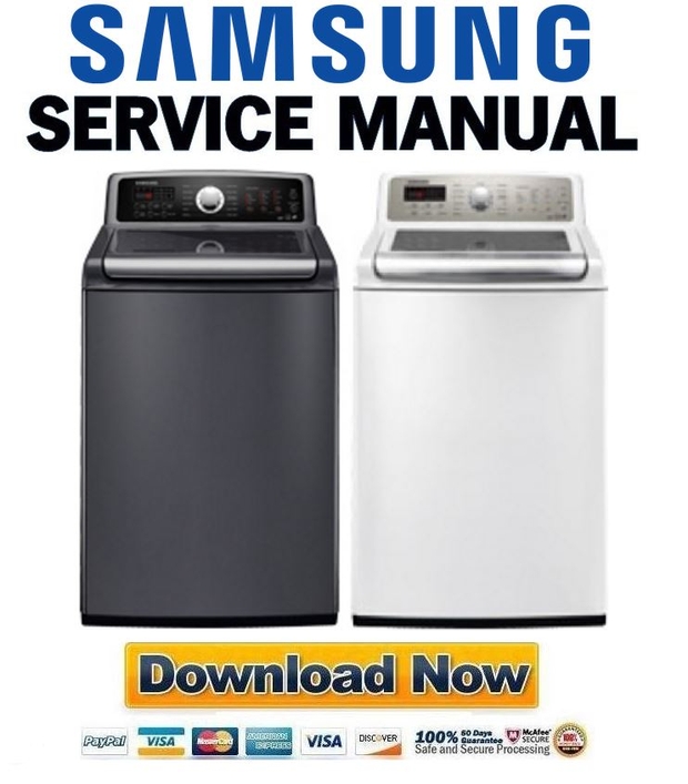 Samsung WA484DSHASU WA484DSHAWR Washer Service Manual and Repair Guide