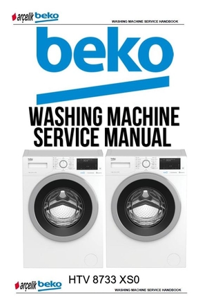 Beko HTV 8733 XS0 Washing Machine Service Manual