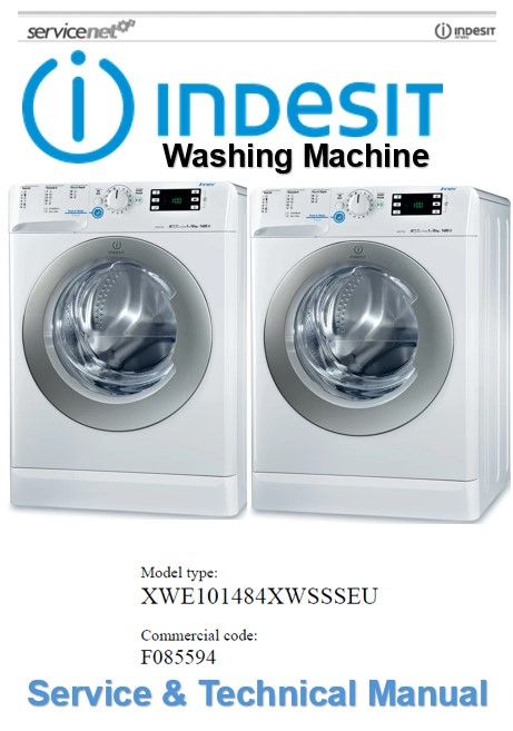 Indesit XWE 101484X WSSS EU Washing Machine Service Manual 