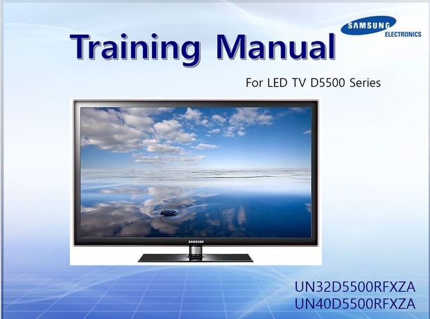 Samsung UN32D5500 UN32D5500RF UN40D5500 UN40D5500RF TV Service Manual
