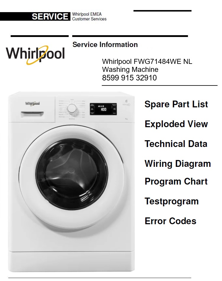 LG WM3500CW Washer Service Manual and Repair Guide