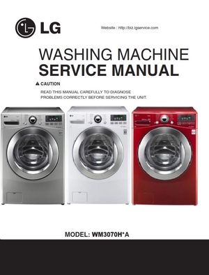 LG WM3070HWA WM3070HVA WM3070HRA Service Manual and Repair Guide