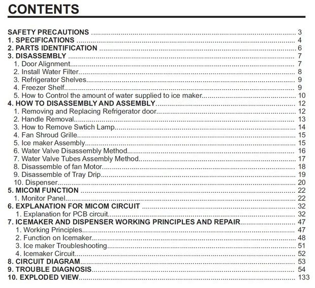 Kenmore 795 51312 51313 51314 51316 51319 (014 models) Refrigerator Service Manual