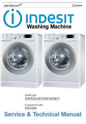 Indesit XWE 81683X WSSS EU Washing Machine Service Manual 