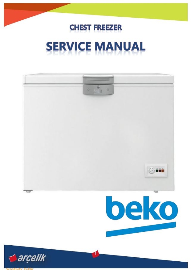 Beko HSA24541N Freezer Service Manual