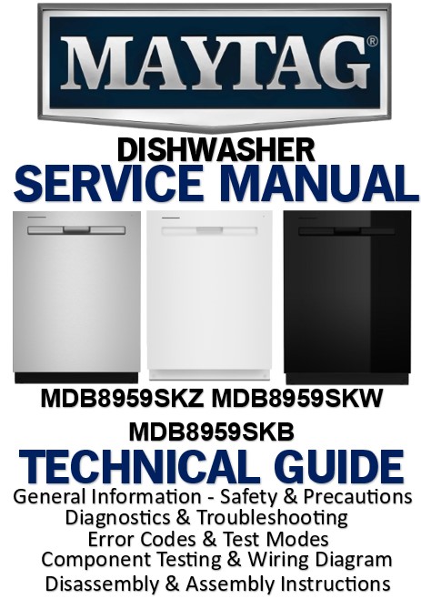 Maytag dishwasher mdb8959skz manual sale